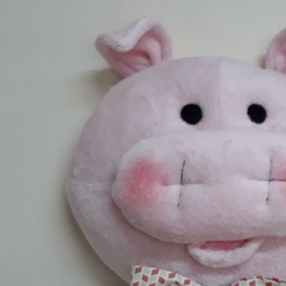 Cabeça de Porco Falsa Taxidermia