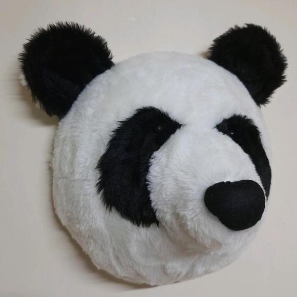 Cabeça de Urso Panda Falsa Taxidermia