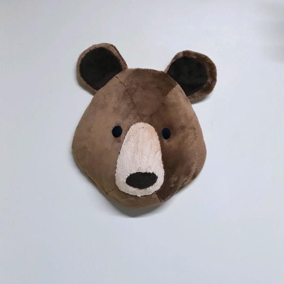 Cabeça de Urso Taxidermia em Pelúcia