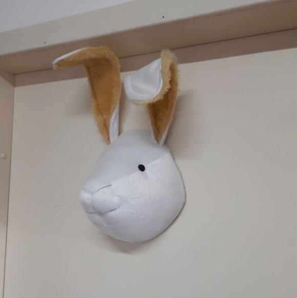 Coelho Falsa Taxidermia em Pelúcia