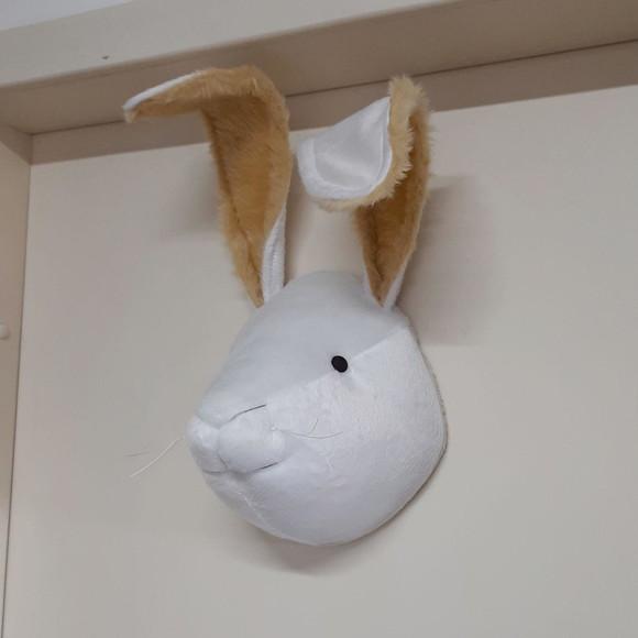 Coelho Falsa Taxidermia em Pelúcia
