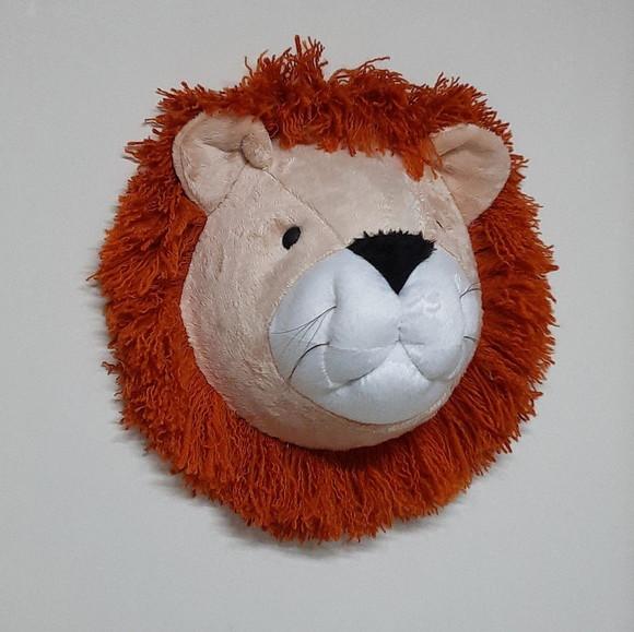 Falsa Taxidermia Cabeça de Leão