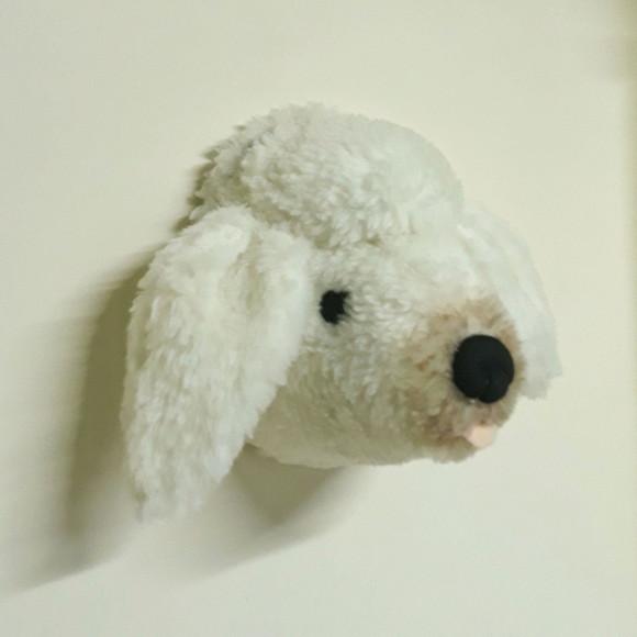 Falsa Taxidermia em Pelúcia Cachorro.
