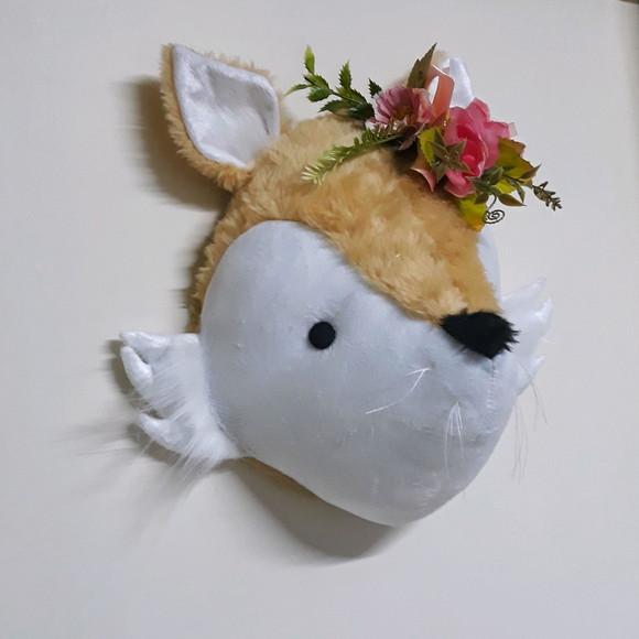 Falsa Taxidermia em Pelúcia Raposa