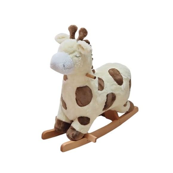 Girafa em Pelúcia e Madeira