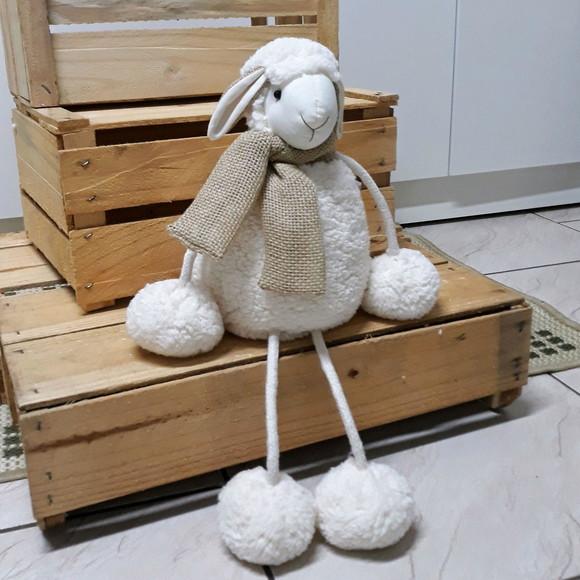 Kit de Ovelhas Rústicas com Pernas de Corda