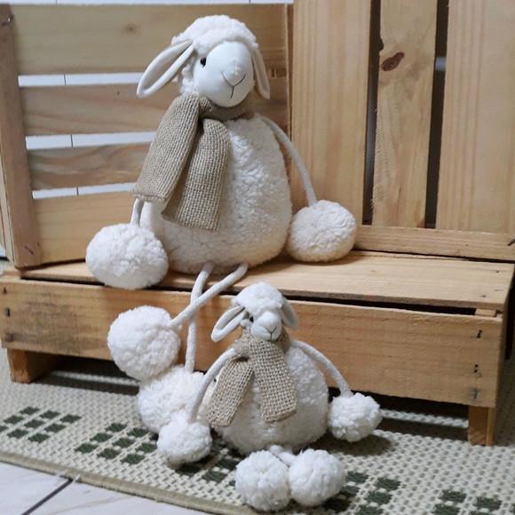 Kit Ovelha Rústica Mamãe e Filhote