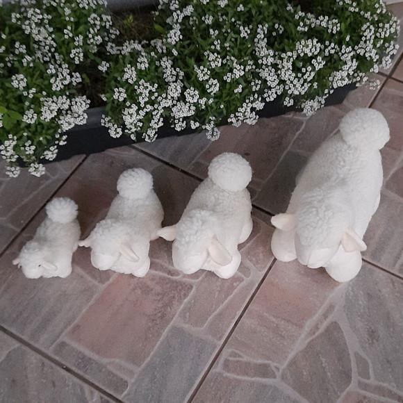 Kit Ovelhas 4 Peças