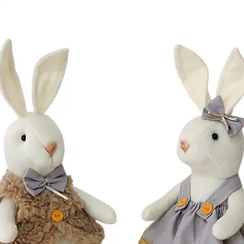 Casal de Coelhos 36 cm