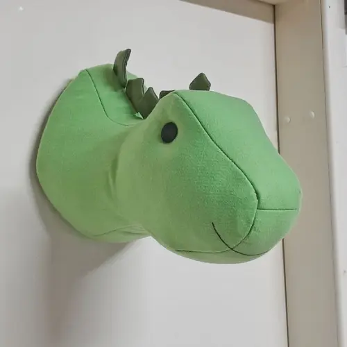Cabeça de Dinossauro Falsa Taxidermia