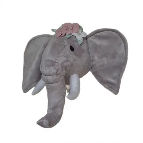Cabeça de Elefante Falsa Taxidermia
