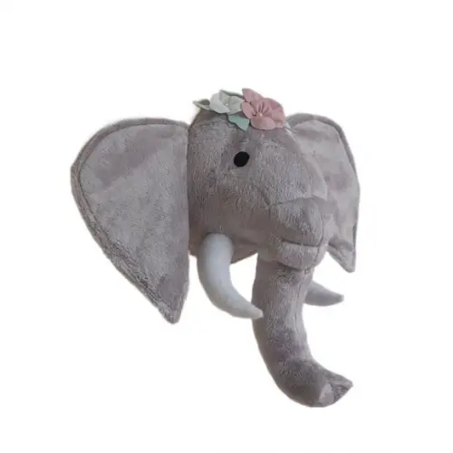 Cabeça de Elefante Falsa Taxidermia