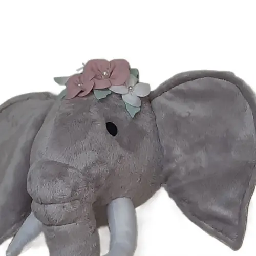 Cabeça de Elefante Falsa Taxidermia