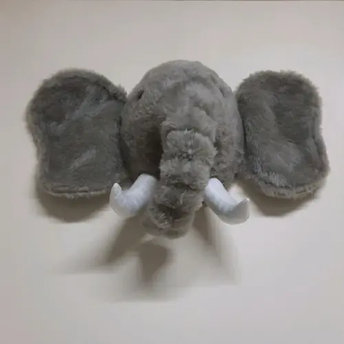 Cabeça de Elefante Falsa Taxidermia