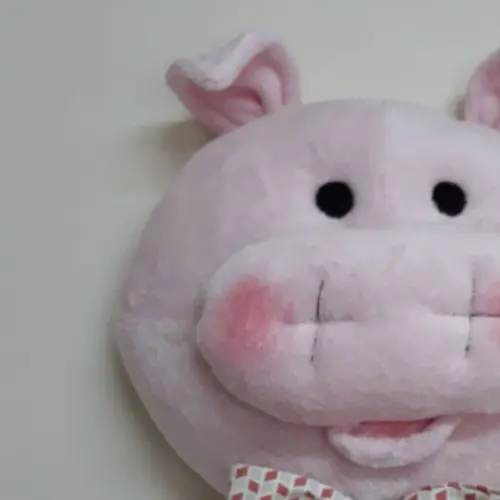 Cabeça de Porco Falsa Taxidermia