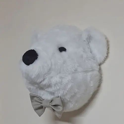 Cabeça de Urso Falsa Taxidermia