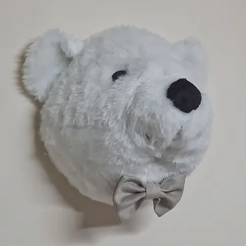 Cabeça de Urso Falsa Taxidermia