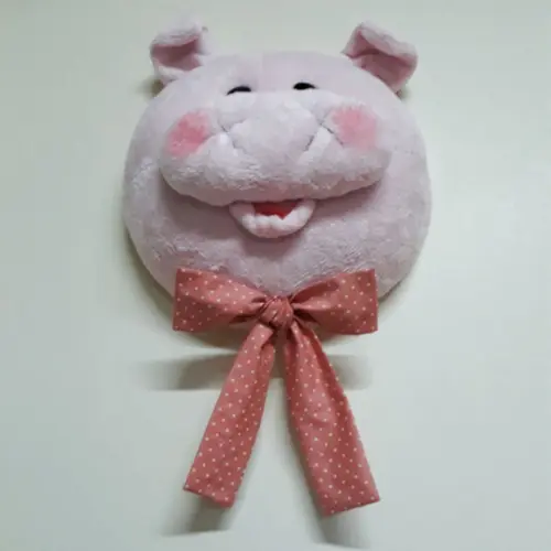 Cabeça de Porco Falsa Taxidermia