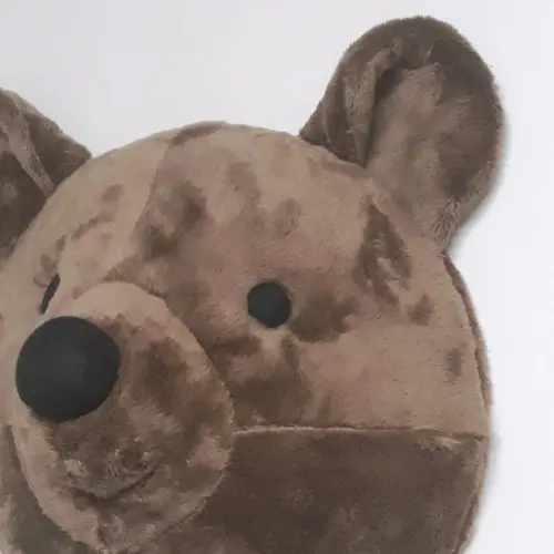 Cabeça de Urso Marrom Falsa Taxidermia