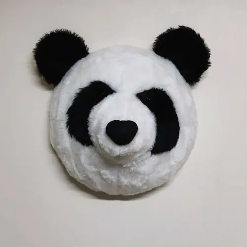 Cabeça de Urso Panda Falsa Taxidermia