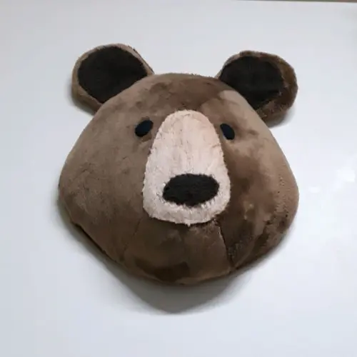 Cabeça de Urso Taxidermia em Pelúcia