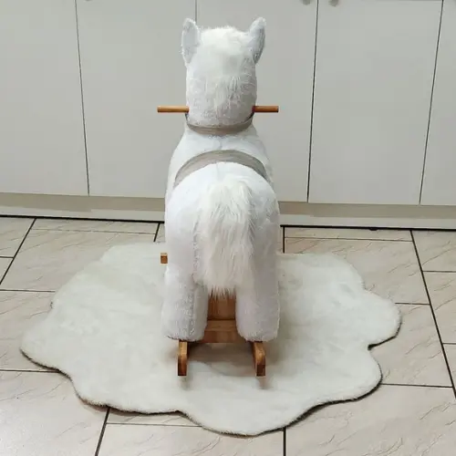 Cavalinho de Balanço Branco