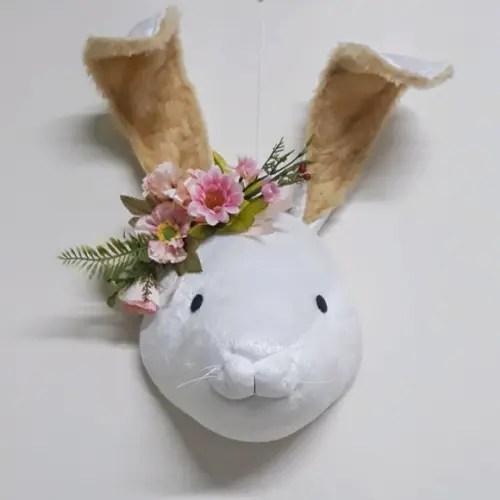 Coelha Falsa Taxidermia em Pelúcia