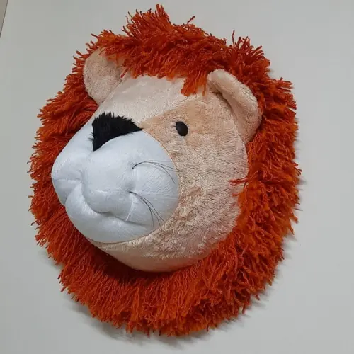 Falsa Taxidermia Cabeça de Leão