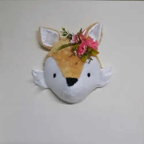 Falsa Taxidermia em Pelúcia Raposa