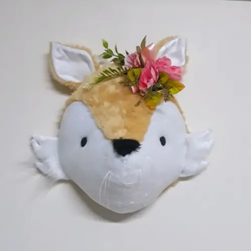 Falsa Taxidermia em Pelúcia Raposa