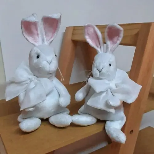 Kit Coelhos para Decoração