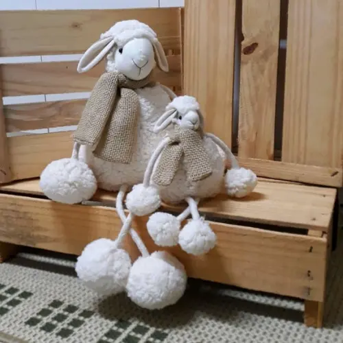 Kit Ovelha Rústica Mamãe e Filhote