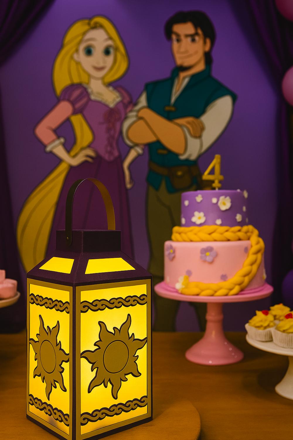 Enrolados | Kit 10 Lanternas Decorativas para Festa Infantil!