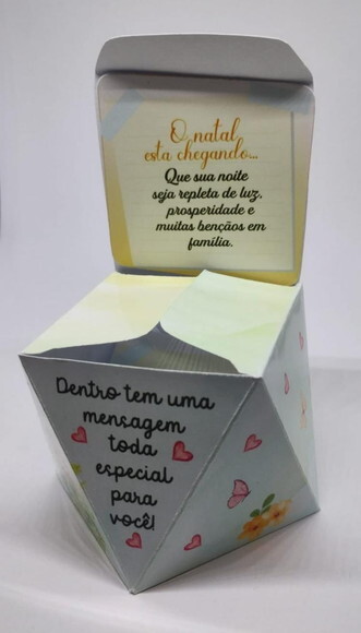 Brindes | Kit 12 Caixas Decoradas com Mensagem