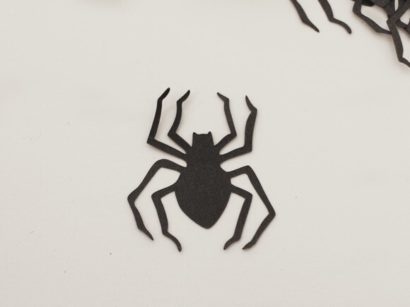 Dia das Bruxas | Kit 35 Apliques/recortes de Aranhas