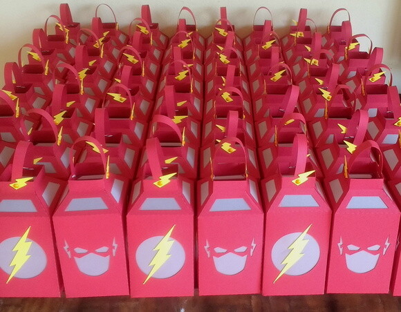 Flash | Festa Infantil Liga da Justiça Kit 05 Lanternas