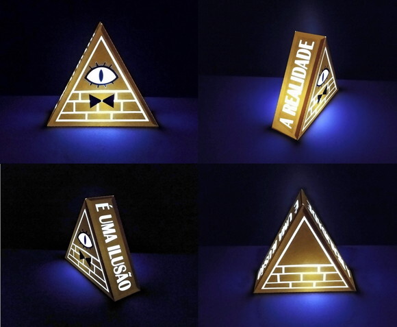 Gravity Falls | Kit 06 Lanternas Bill Cypher