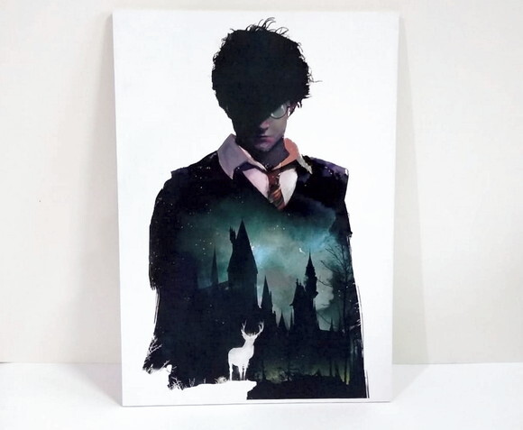 Harry Potter | Kit Quadro, Lanterna e Marca Páginas