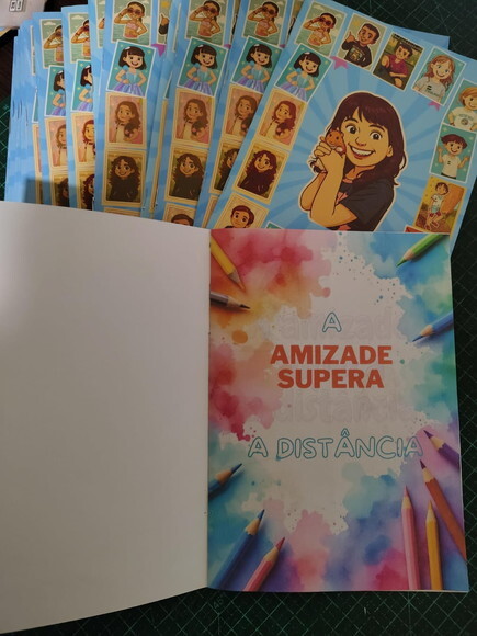 Kit 15 Álbuns Personalizados | Lembrancinha Festa Infantil