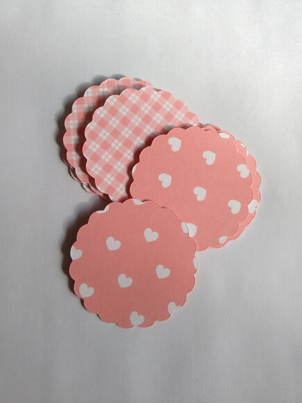 Kit 25 Círculos Escalopes