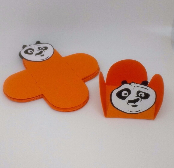 Kung Fu Panda | Kit 40 Forminhas de Doces Personalizadas