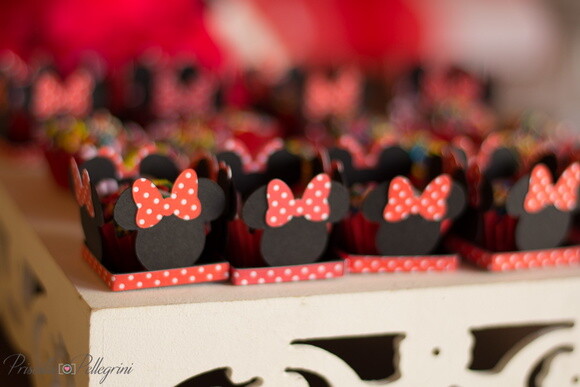 Minnie | Kit 40 Forminhas Personalizadas de Doce
