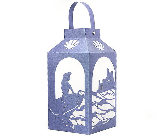 Pequena Sereia | Kit 05 Lanterna Decorativa Personalizada