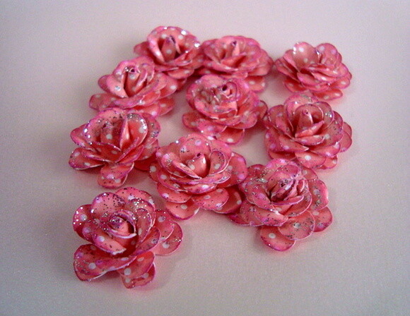 Recortes Personalizados | Kit 20 Rosas de Papel
