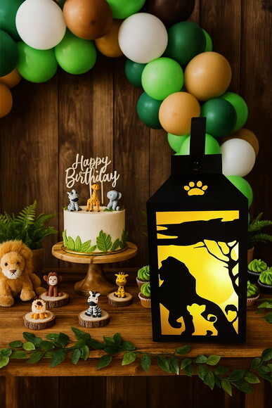 Rei Leão | Lanterna Decorativa para Festa