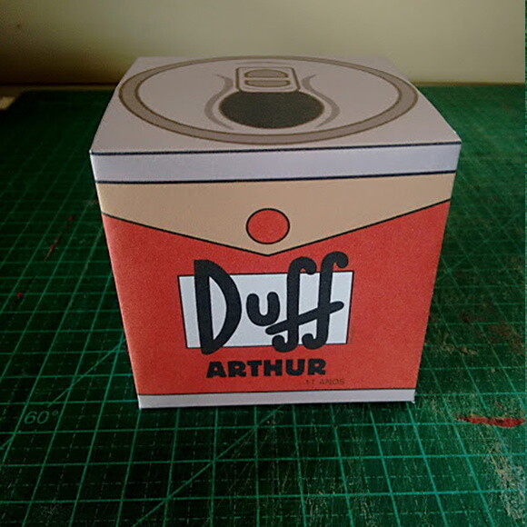 Simpsons | Kit 20 Caixas Duff Decorativa para Doces