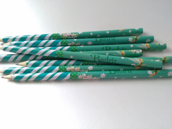 Sininho | Kit 25 Lapis Personalizado Tinker Bell