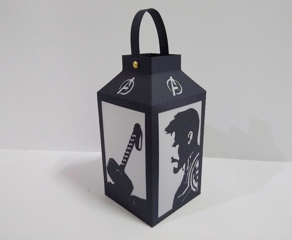 Thor Vingadores Marvel | Kit 05 Lanternas Decorativas