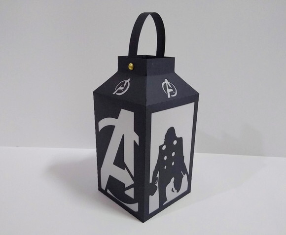Thor Vingadores Marvel | Kit 05 Lanternas Decorativas