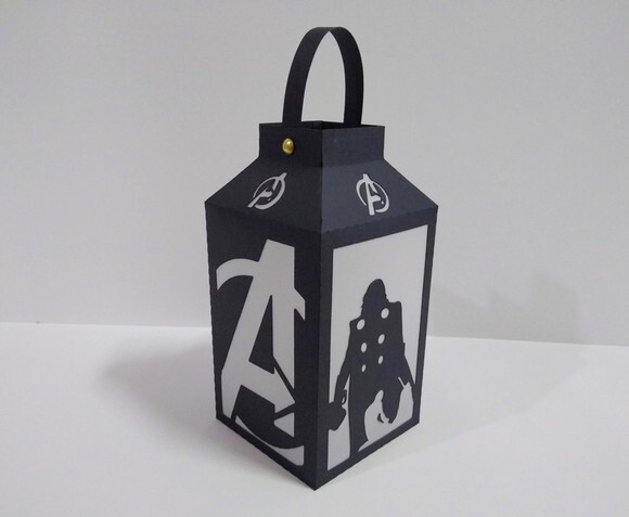 Thor Vingadores Marvel | Kit 12 Lanternas Decorativas